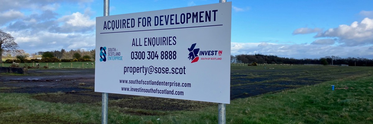 Chapelcross Energy Transition Zone signage