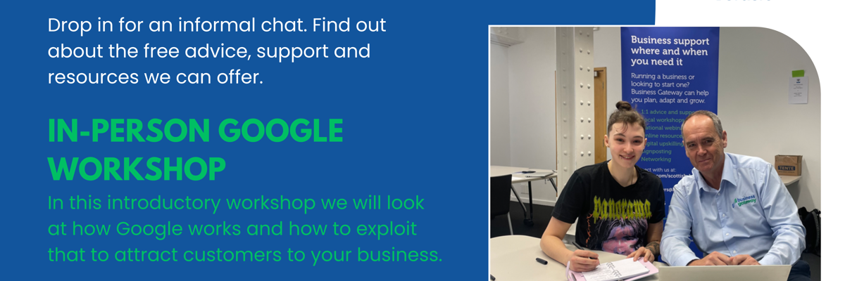 Business Gateway Introduction to Google - In Person