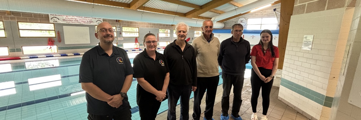 Kirkcudbright Swimming Pool staff and volunteers