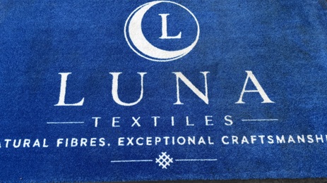 Luna Textiles sign