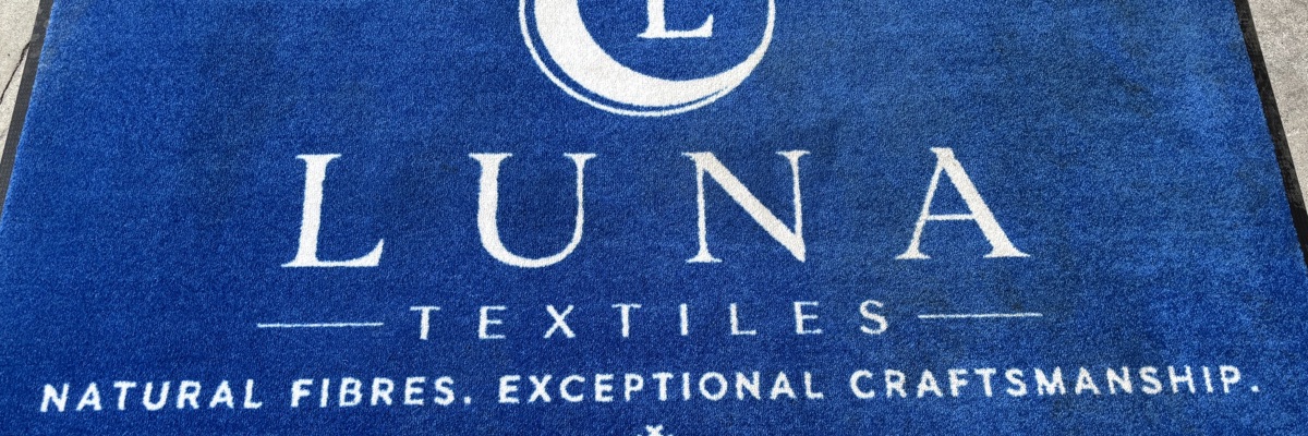 Luna Textiles sign
