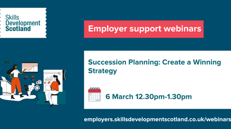 Skills Development Scotland - Succession Planning webinar image