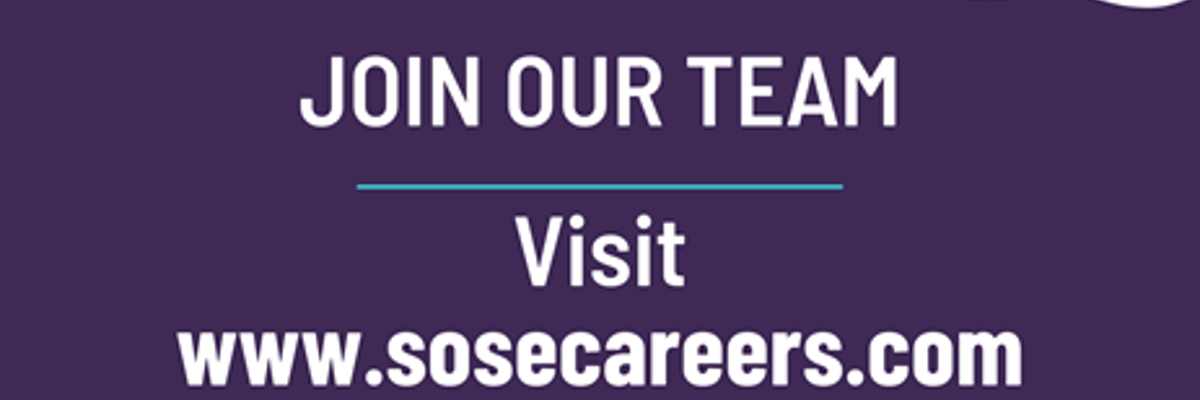Join our team by visiting www.sosecareers.com