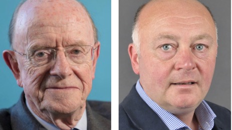 Professor Russel Griggs and Mark Rowley