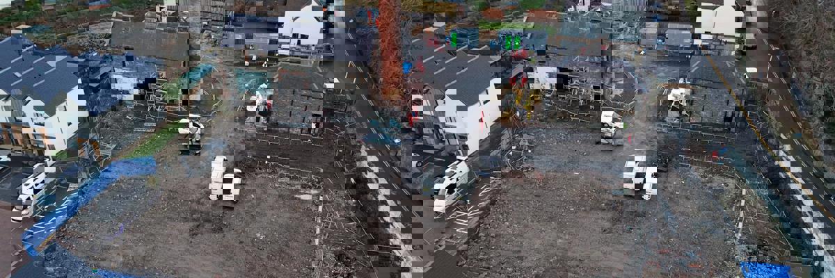 Site Of The New Mountain Bike Innovation Centre Ahead Of Construction (February 2026) 