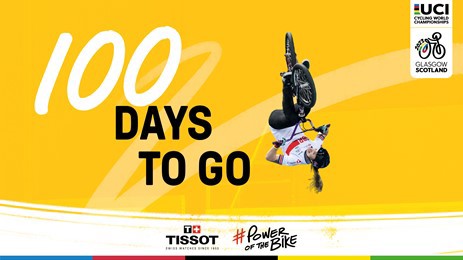 100 Days to go for UCI Cycling World Championships